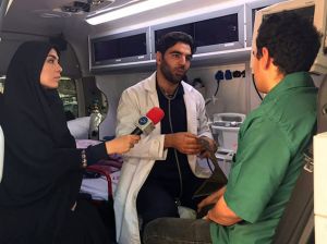 ایستگاه پرستاری مرکز قلب و عروق شهید رجایی به مناسبت روز جهانی فشار خون: عکس شماره 10 / 12